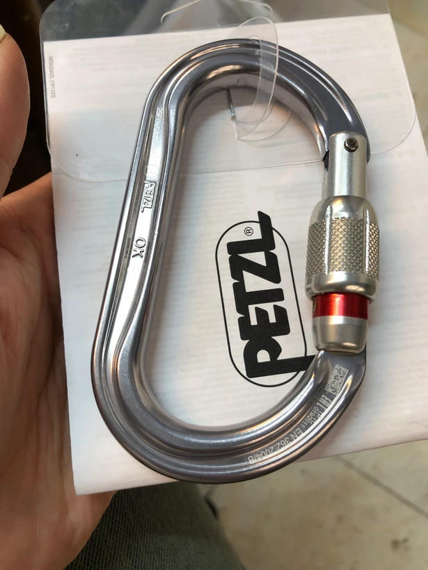 کارابین فرانسوی PETZL مدل OK SCERW-LOCK